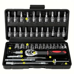 Cm Drive Socket Ratchet Wrench Set